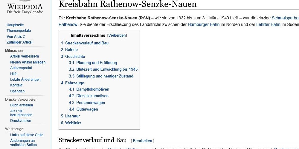 Rathenow-Senzke-Nauen (RSN) 